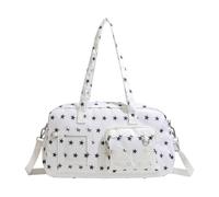Introti Borsa a tracolla da donna in PU con stella fai da te con display trasparente a spillo, borse a tracolla JK con cerniera Lolita Messenger borsa grande capacità per eventi regali di viaggio