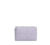 Introti Borsa cosmetica casual trapuntata organizzatore di viaggio di colore solido per le donne lavoro shopping, Viola, 230.00x150.00x130.00mm, casual
