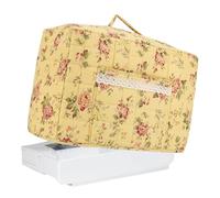 Introti Copertura antipolvere floreale per macchina da cucire con tasca per la maggior parte delle macchine standard (stile 7)