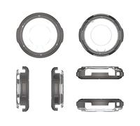 Introti Custodia con struttura in metallo cava, accessorio protettivo per paraurti, compatibile con smartwatch Amazfit Balance 2 da 47 mm