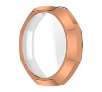 Introti Custodia paraurti ottagonale in silicone opaco per Swatch Royal Pop Modification Refit Frame Cover per orologio da tasca per Swatch AP Royal Pop Accessori per orologi (oro rosa)