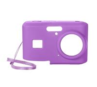 Introti Custodia protettiva in silicone antigraffio per fotocamera digitale PIXPRO FZ45, Viola, Antiurto