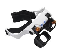 Introti Lente d'ingrandimento con luce LED illuminata a mani libere, con 10 lenti intercambiabili, 2 x 4 x 6 x 10 x 13 x, per riparazione orologi e gioielli