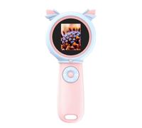 Introti Microscopio digitale portatile con schermo IPS da 2 pollici, mini microscopio scientifico educativo digitale, luci a LED integrate, per Natale, compleanno, età 3-5, 5-7, 8-12 anni, ragazze e
