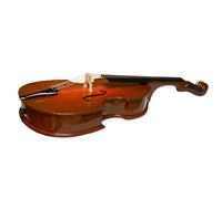 Introti Mini contrabbasso in legno con supporto e arco, mini strumento musicale da collezione, decorazione per la casa, ornamento per ufficio, libreria, laurea, insegnante di musica