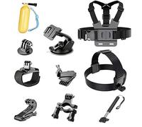 Introti per Gopro12/11/10 Max Osmo Supporto regolabile per telefono cellulare pettorale con staffa a ventosa Kit di accessori per action camera multifunzionale supporto mobile per campeggio