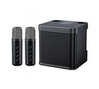 Introti Portatile Karaoke Macchina Con 2 Microfoni Studio Subwoofer Altoparlanti Ricaricabili Piccoli Altoparlanti KTV Per Home Entertainment
