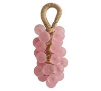 Introti Sapone da appendere all'uva con corda, saponi a forma di frutta, fragranza duratura, decorazioni fatte a mano per lavarsi le mani e il bagno