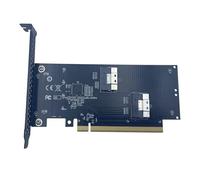Introti SFF-8654 8i a PCIe 16X Backplane SlimSAS 4.0 Scheda grafica esterna Riser Board per PCIe Split Adapter Espansione GPU