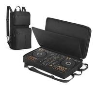 Introti Zaino per DJ Pioneer DDJ-400, DDJ-FLX4 e Roland DJ-202, custodia portatile antigraffio con tracolla regolabile, borsa da viaggio per DJ, Nero , Zaino DJ