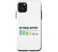 Introverso carino, la mia batteria sociale Custodia per iPhone 11 Pro Max