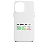 Introverso carino, la mia batteria sociale Custodia per iPhone 13 Pro Max