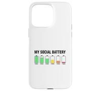 Introverso carino, la mia batteria sociale Custodia per iPhone 15 Pro Max