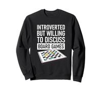 Introverso ma disposto a discutere dei giochi da tavolo Felpa