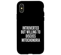 Introverso ma disposto a discutere dei mitocondri Custodia per iPhone X/XS