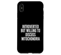 Introverso ma disposto a discutere dei mitocondri Custodia per iPhone XS Max