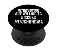 Introverso ma disposto a discutere dei mitocondri PopSockets PopGrip Adesivo