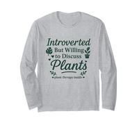 Introverso ma disposto a discutere delle piante Donne divertenti del giardino Maglia a Manica