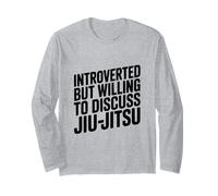 Introverso ma disposto a discutere dell'umorismo Jiu-Jitsu Maglia a Manica