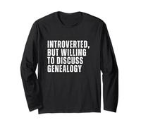 Introverso ma disposto a discutere di genealogia Maglia a Manica