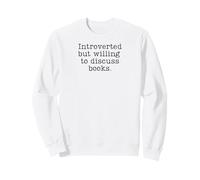 Introverso ma disposto a discutere di Libri Felpa