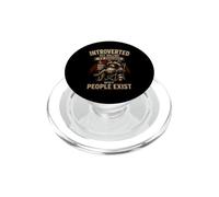 Introverso ma disposto a discutere perché le persone esistono divertenti PopSockets PopGrip per MagSafe