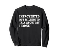 Introverso ma disposto a Parlare del Mio Puledro a Cavallo Felpa