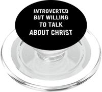 Introverso ma disposto a parlare di Cristo Cure Christian PopSockets PopGrip per MagSafe