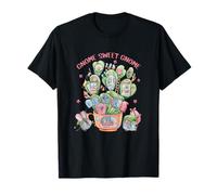 Introvert Home Sweet Cactus Home Graphic Women Funny GNOME Maglietta