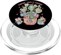 Introvert Home Sweet Cactus Home Graphic Women Funny Gnome PopSockets PopGrip per MagSafe