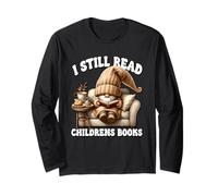 Introvert Librarian GNOME I Still Read Childrens Books Maglia a Manica