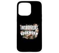 INTROVERTI libri BOOKWORM e silenzio solitudine o progetto proprio Custodia per iPhone 15 Pro Max