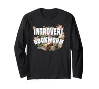INTROVERTI Libri Bookworm e Silenzio solitudine o Progetto Proprio Maglia a Manica