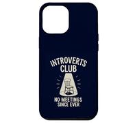 Introverts Club Nessun incontro da sempre divertente solitudine Custodia per iPhone 12 Pro Max
