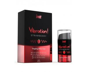 INTT - POTENTE GEL VIBRANTE LIQUIDO STIMOLANTE INTIMO FRAGOLA 15 ML
