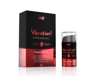 INTT - Vibration! Strawberry Tingling Gel - Gel intimo al gusto di fragola