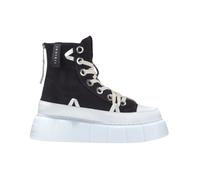 Inuikii - Matilda Canvas High - - Shoes - Donna - Nero - 39 EU