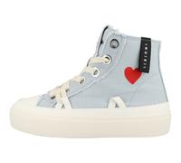 Inuikii Matilda High Top Distressed Sneaker Donna Sportschuhe Nero