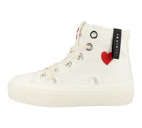 Inuikii Matilda High Top Distressed Sneaker Donna Sportschuhe Nero