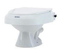 Invacare, Alzawater, Alzawater per disabili, Rialzo wc con coperchio, Regolabile in altezza, Bianco