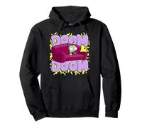 Invader Zim Doom Doom Gir in Dog Costume Sitting in Couch Felpa con Cappuccio