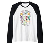 Invader Zim Doomsday Vintage Cartoon Biscuits Maglia con Maniche Raglan