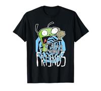 Invader Zim G.I.R Me And The Squirrel Are Friends Funny Logo Maglietta