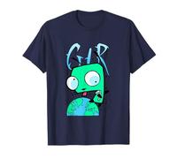 Invader Zim Gir Holding Earth Cute Takeover Mission Maglietta