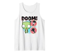 Invader Zim Gir in Dog Suit Doom Piggy Robot Circles Canotta