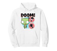 Invader Zim Gir in Dog Suit Doom Piggy Robot Circles Felpa con Cappuccio