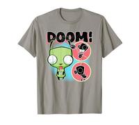 Invader Zim Gir in Dog Suit Doom Piggy Robot Circles Maglietta