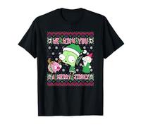 Invader Zim Gir Pig And GNOME Christmas Ugly Sweater Maglietta