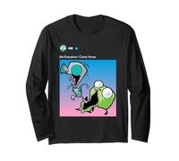 Invader Zim Gir Social Media Post Me Everytime I Come Home Maglia a Manica