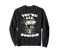 Invader Zim Gir You Are all Doomed Splatter Grunge Felpa